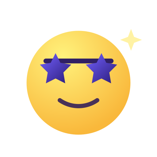 Star Mode: Cool face combined with Sparkles